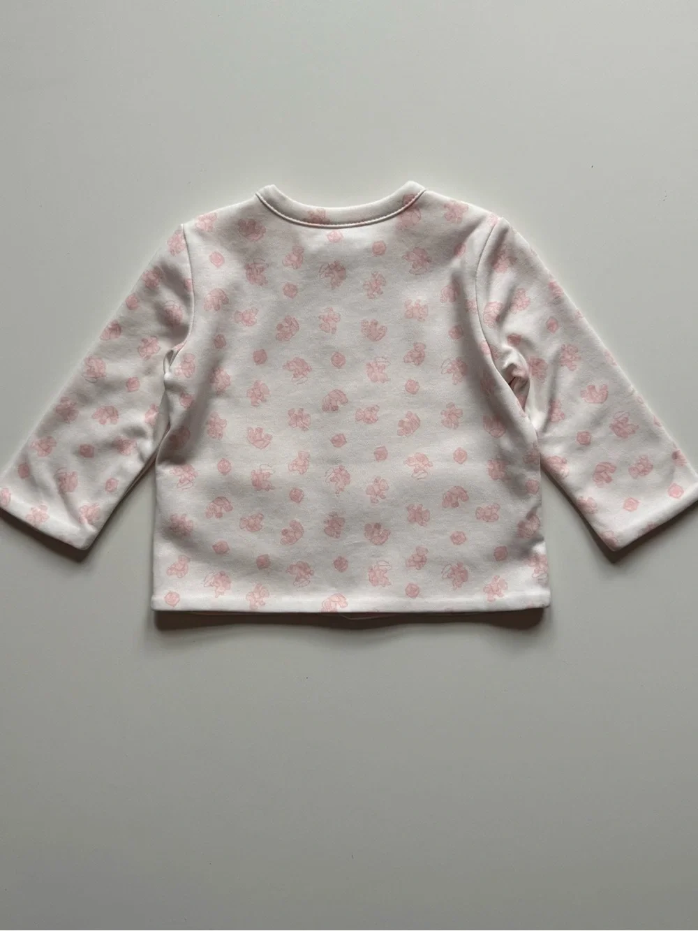 Ralph Lauren Baby Girl Pink Reversible Organic Cotton Jacket - Size 6-9M